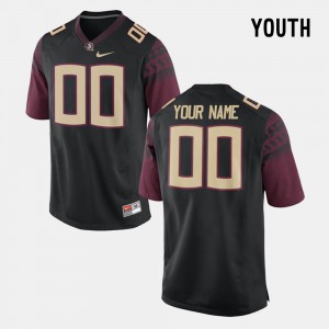 Youth(Kids) Florida ST #00 Black College Limited Football Custom Jerseys 461709-598