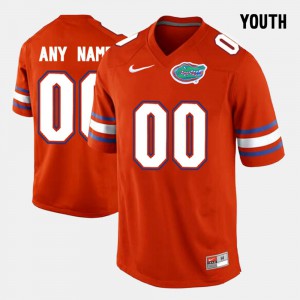 For Kids FSU Seminoles #00 Orange College Limited Football Custom Jersey 231710-798