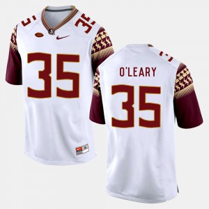 Men Florida ST #35 Nick O'Leary White College Football Jersey 778067-332